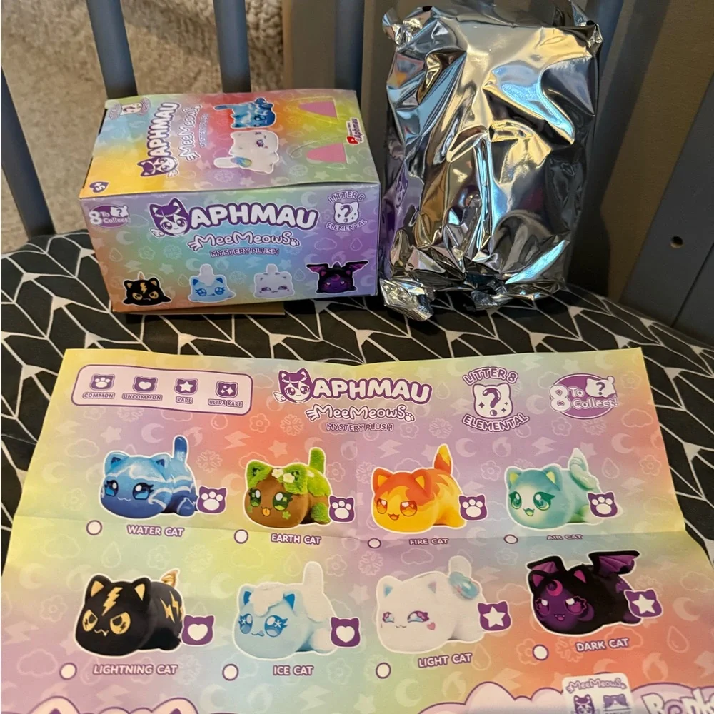Aphmau MeeMeows Elemental Fire Cat Plush NWT Sealed in bag - Picture 2 of 4